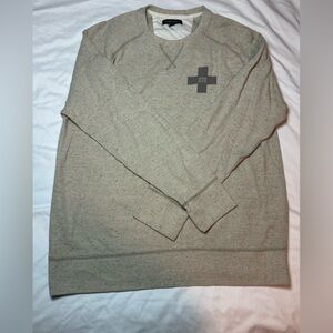 Banana Republic Men's Light Brown Crewneck Sweater